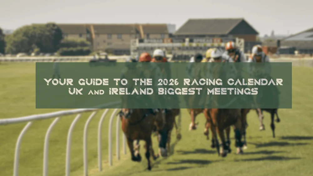 Illustration of the major UK and Irish horse racing festivals from March 2026 onwards
