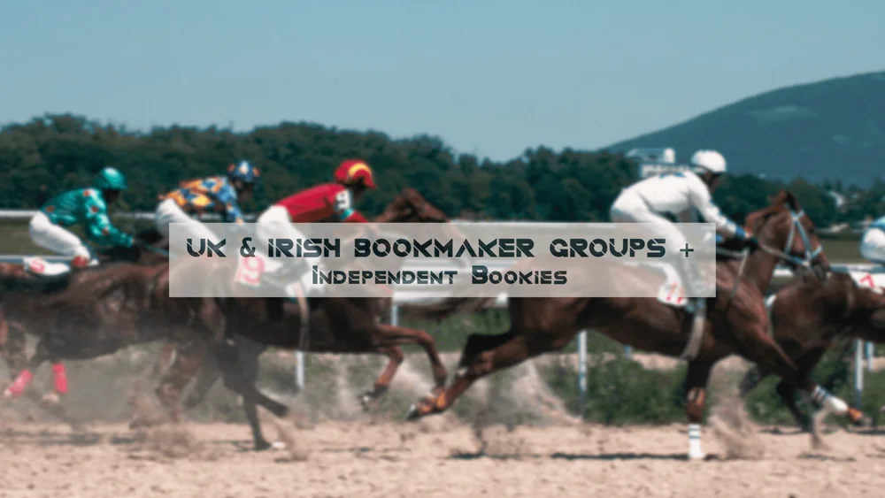 Illustration of UK and Irish bookmaker groups, brand owners and independent bookies